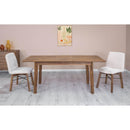  LH Imports Gia Small Extension Dining Table 55/71" - Light Driftwood GIA010-BRN IMAGE 21