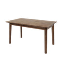  LH Imports Gia Small Extension Dining Table 55/71" - Light Driftwood GIA010-BRN IMAGE 9