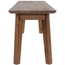  LH Imports Gia Bench - Warm Pecan GIA016-BRN IMAGE 4