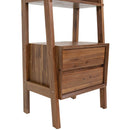  LH Imports Gia Modular Bookcase - Warm Pecan GIA021-BRNS IMAGE 11