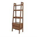  LH Imports Gia Modular Bookcase - Warm Pecan GIA021-BRNS IMAGE 1
