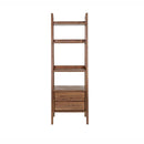  LH Imports Gia Modular Bookcase - Warm Pecan GIA021-BRNS IMAGE 3