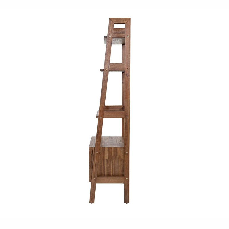  LH Imports Gia Modular Bookcase - Warm Pecan GIA021-BRNS IMAGE 6