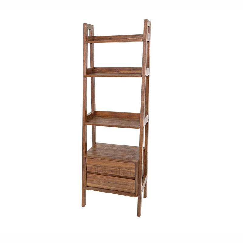  LH Imports Gia Modular Bookcase - Warm Pecan GIA021-BRNS IMAGE 8