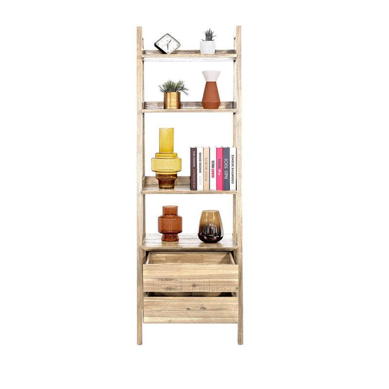  LH Imports Gia Modular Bookcase - Light Driftwood GIA021 IMAGE 3