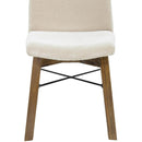  LH Imports Gia Dining Chair - Warm Pecan - Sand GIA025-BRN-S IMAGE 12
