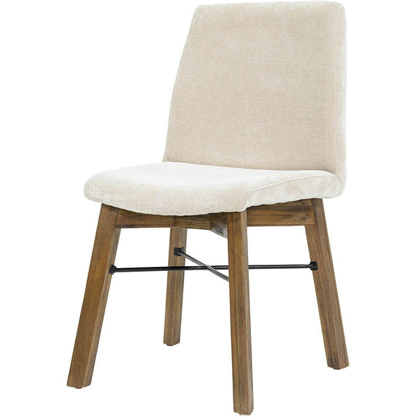  LH Imports Gia Dining Chair - Warm Pecan - Sand GIA025-BRN-S IMAGE 1
