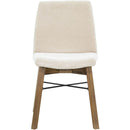  LH Imports Gia Dining Chair - Warm Pecan - Sand GIA025-BRN-S IMAGE 3