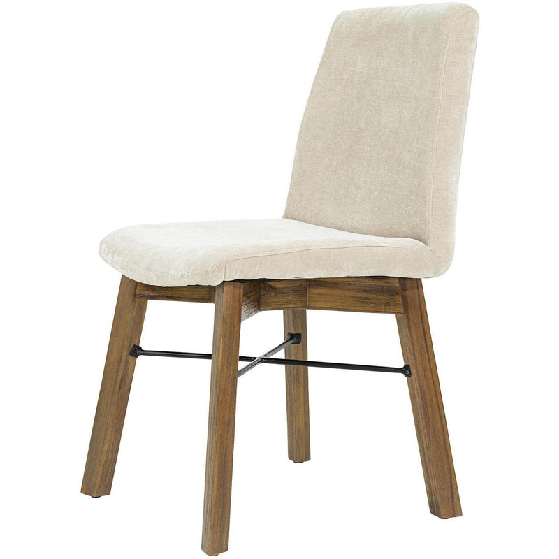  LH Imports Gia Dining Chair - Warm Pecan - Sand GIA025-BRN-S IMAGE 4