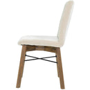  LH Imports Gia Dining Chair - Warm Pecan - Sand GIA025-BRN-S IMAGE 5
