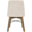  LH Imports Gia Dining Chair - Warm Pecan - Sand GIA025-BRN-S IMAGE 6