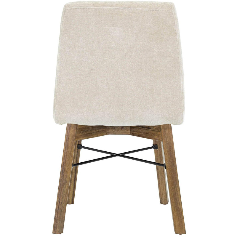  LH Imports Gia Dining Chair - Warm Pecan - Sand GIA025-BRN-S IMAGE 6
