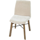  LH Imports Gia Dining Chair - Warm Pecan - Sand GIA025-BRN-S IMAGE 7
