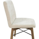  LH Imports Gia Dining Chair - Warm Pecan - Sand GIA025-BRN-S IMAGE 9