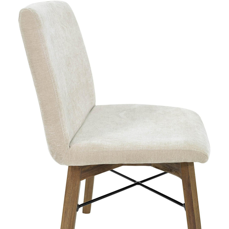  LH Imports Gia Dining Chair - Warm Pecan - Sand GIA025-BRN-S IMAGE 9