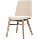  LH Imports Gia Dining Chair - Light Driftwood - Sand GIA025-S IMAGE 1
