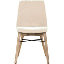  LH Imports Gia Dining Chair - Light Driftwood - Sand GIA025-S IMAGE 4