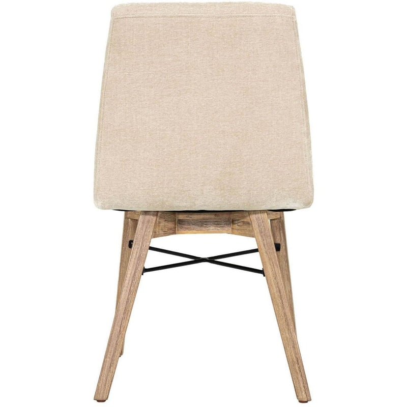  LH Imports Gia Dining Chair - Light Driftwood - Sand GIA025-S IMAGE 6