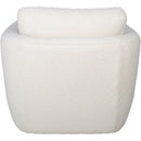  LH Imports Baltimo Swivel Glider Fabric Accent Chair FTH014S-BW IMAGE 6