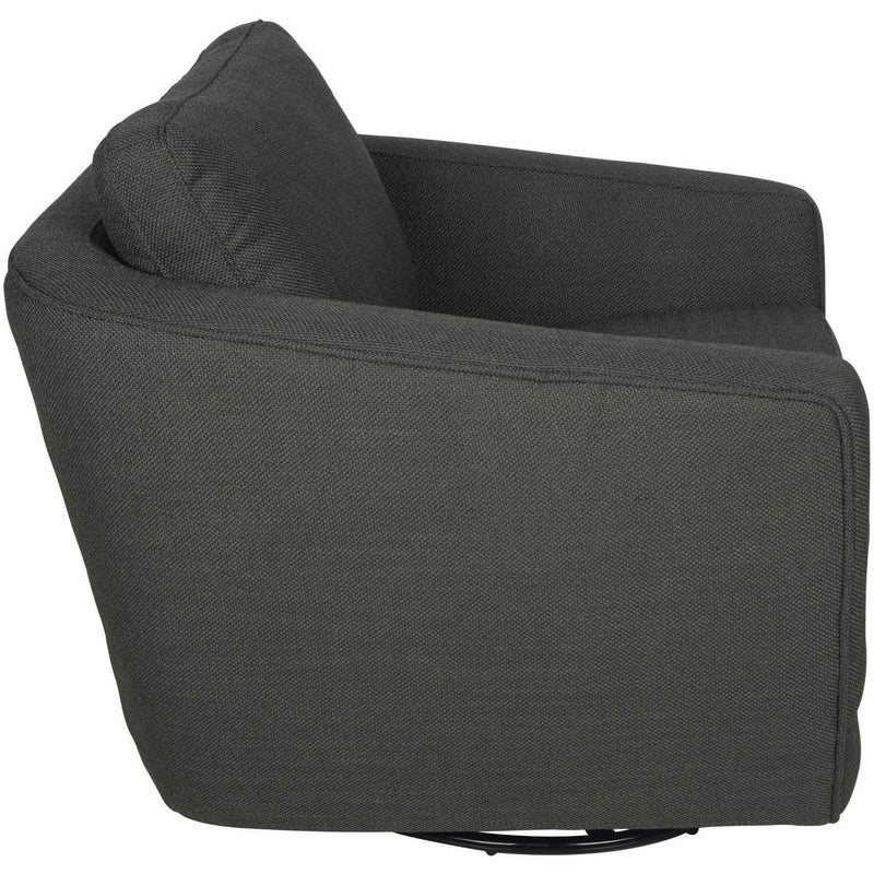  LH Imports Baltimo Swivel Glider Fabric Accent Chair FTH014S-E IMAGE 5