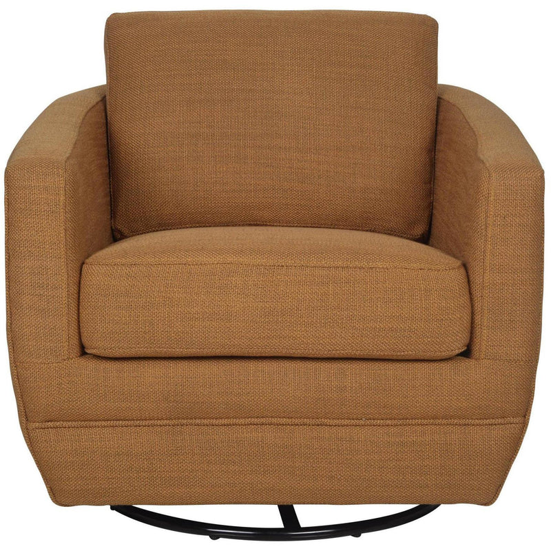  LH Imports Baltimo Swivel Glider Fabric Accent Chair FTH014S-G IMAGE 4