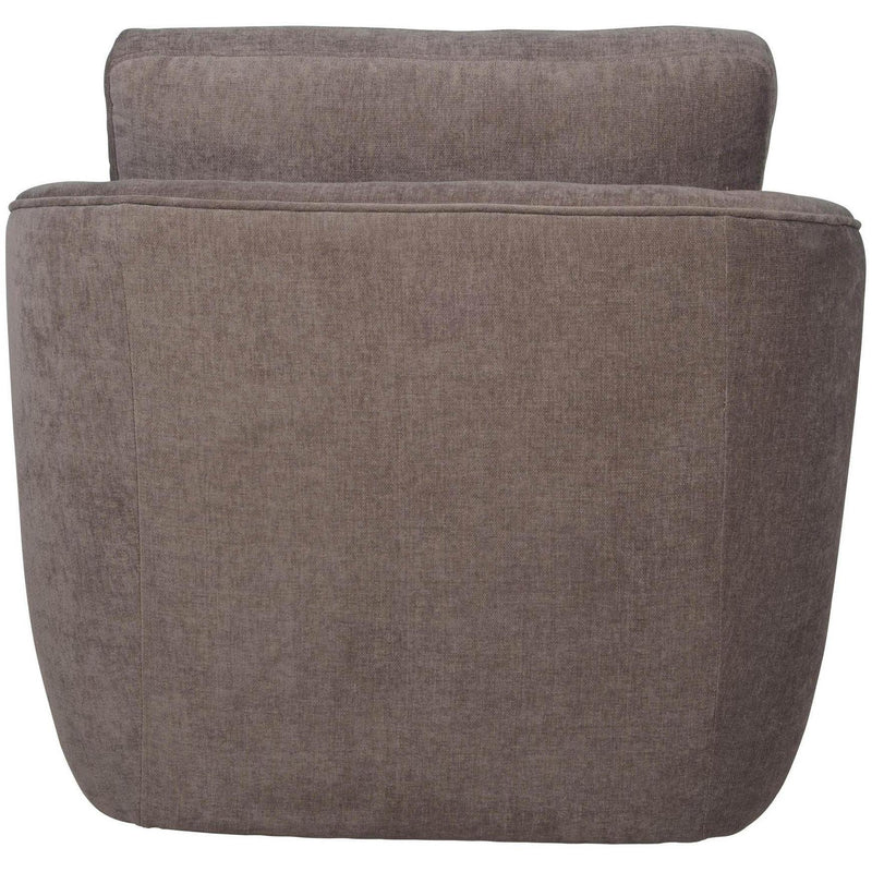  LH Imports Baltimo Swivel Glider Fabric Accent Chair FTH014S-PB IMAGE 5