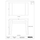  Renwil Moita CHA117 Stool IMAGE 6