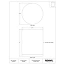  Renwil Persea CHA120 Ottoman IMAGE 4