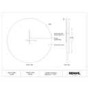  Renwil Darnay CL258 Clock IMAGE 6
