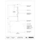  Renwil Dianella LPC4487 Ceiling Fixture IMAGE 6