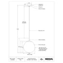  Renwil Koa LPC4496 Ceiling Fixture IMAGE 5