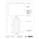  Renwil Lina LPT1278 Table Lamp IMAGE 4
