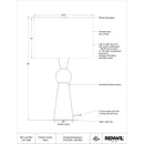  Renwil Petra LPT1295 Table Lamp IMAGE 4