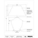  Renwil Jennie LPT1297 Table Lamp IMAGE 4