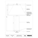  Renwil Veda LPT1313 Table Lamp IMAGE 4