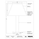  Renwil Tamara LPT1362 Table Lamp IMAGE 4