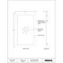  Renwil Shanton MT1123 Vanity Mirror IMAGE 6
