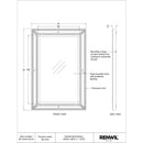  Renwil Meridian MT12429-COS-W Vanity Mirror IMAGE 5