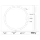  Renwil Olica MT2719 Vanity Mirror IMAGE 5