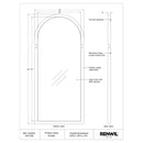  Renwil Arcade MT2756 Full Length Mirror IMAGE 5