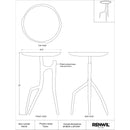  Renwil Tosca TA516 Accent Table IMAGE 5