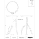  Renwil Tosco TA517 Accent Table IMAGE 5