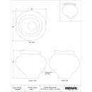  Renwil Elia VAS298 Vase IMAGE 5