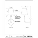  Renwil Milia WS143 Wall Sconce IMAGE 5