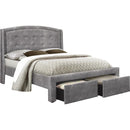  IFDC King Upholstered Platform Bed with Storage IF-5285 - 78 IMAGE 1