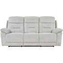  Mazin Furniture Perris Reclining Fabric Sofa 9146BEG-3 IMAGE 1