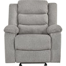  Mazin Furniture Tyrone Glider Fabric Recliner 99072BRG-1G IMAGE 1