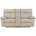  Mazin Furniture Kandra Reclining Leather Match Loveseat with Console 99087BEG-2C IMAGE 1