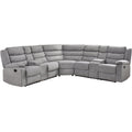  Mazin Furniture Rashid Reclining Fabric Sectional 99091GRYSS IMAGE 1