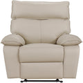  Mazin Furniture Kandra Glider Leather Match Recliner 99087BEG-1G IMAGE 1